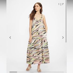 Ted Baker Warrenn printed button through cami dress